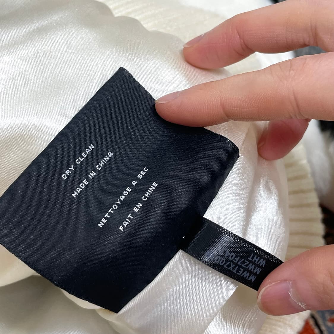 마크제이콥스 뉴욕 아이보리 페이크퍼 자켓 여성M 상품이미지9