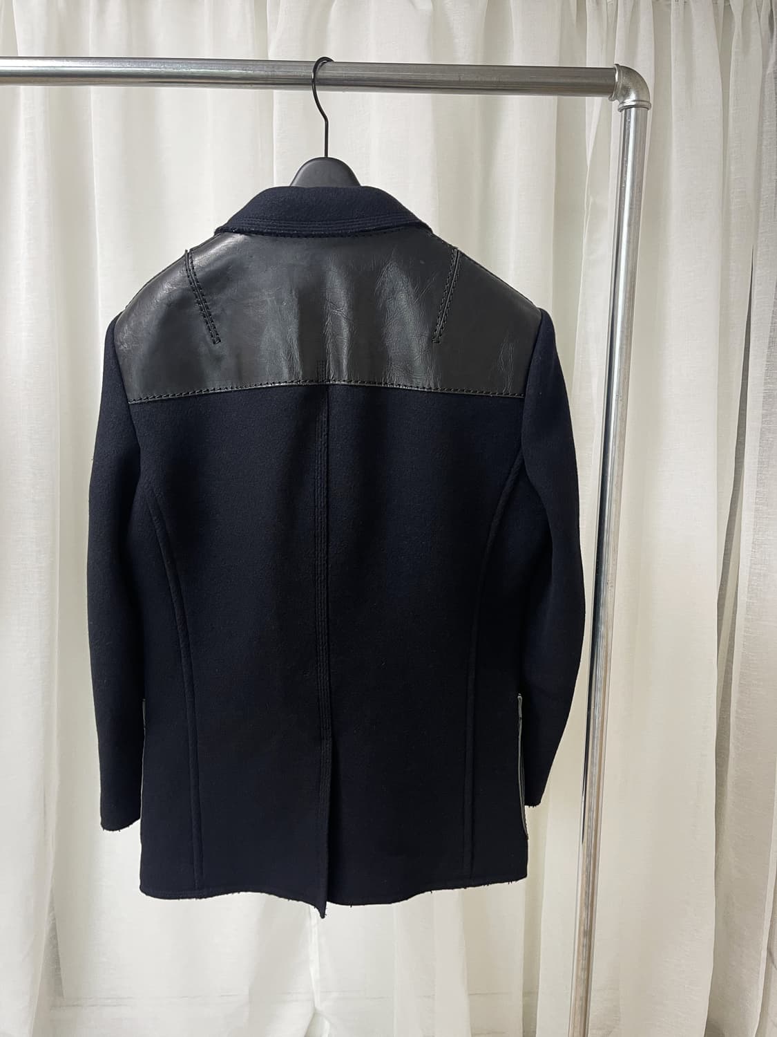 JUNYA WATANABE 2008FW wool & leather JK 상품이미지4