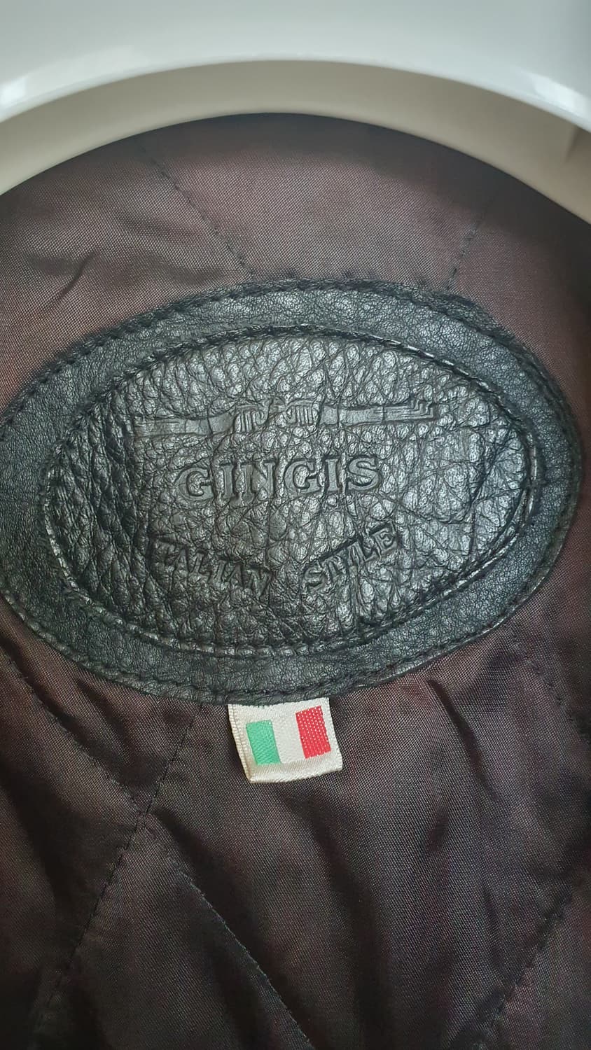 GINGIS 블랙 그레인 소가죽 카코트 상품이미지8
