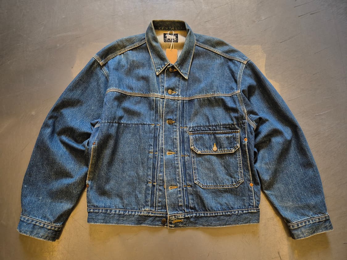 90s H.F.M 1세대 타입 데님 자켓 상품이미지1