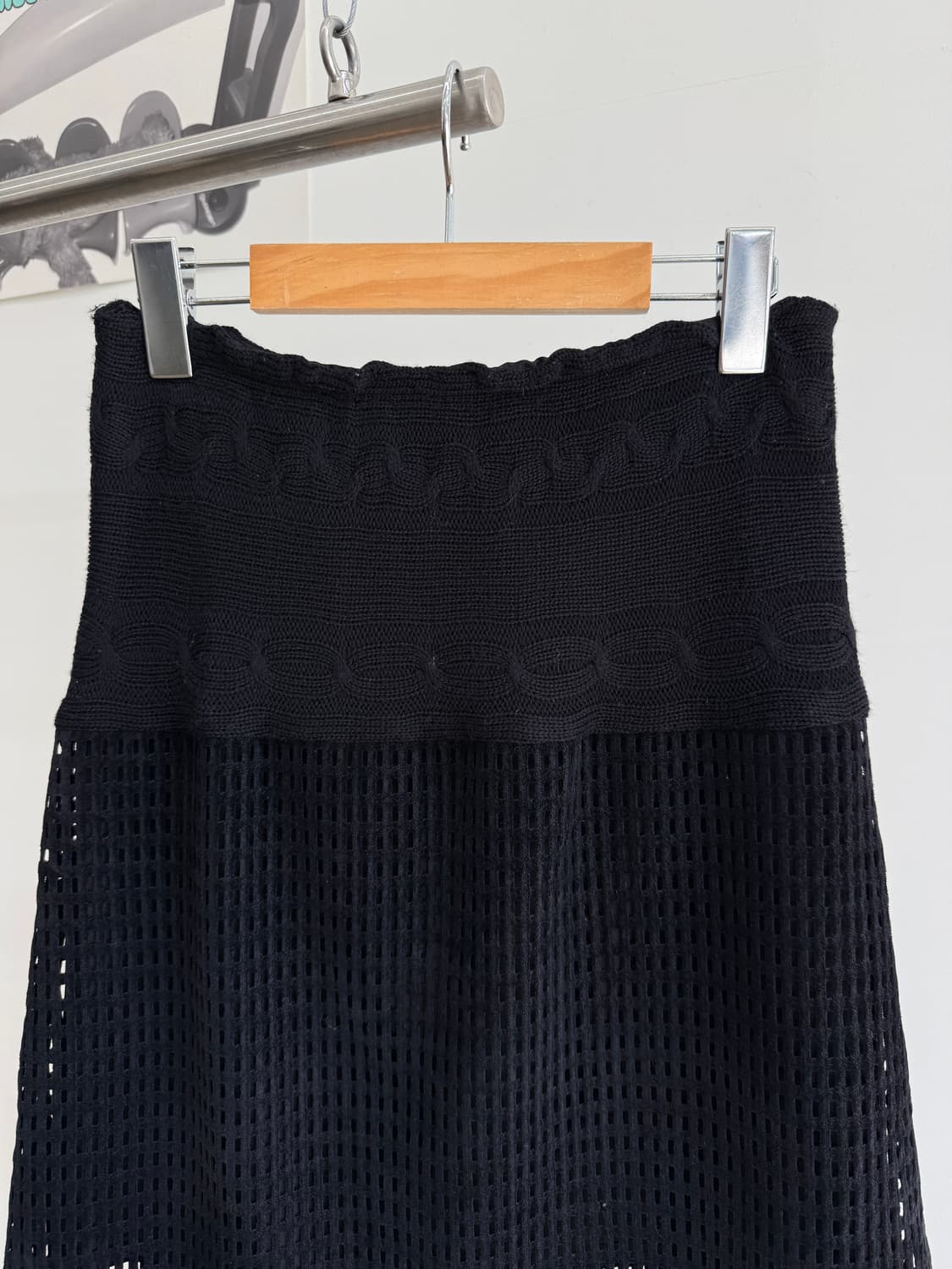 JAPANESE BRAND (Made in Japan) 펀칭 시스루스커트 상품이미지2