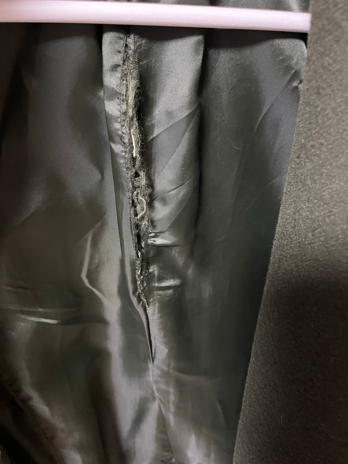 [SJ] 한섬 시스템 진 카키 코트 (착샷) 상품이미지4