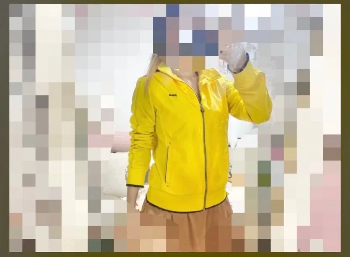 휠라ㅡ 찐노랑 집업 호칭 95/저지/트레이닝복/새거수준/레저 스포츠 상품이미지1