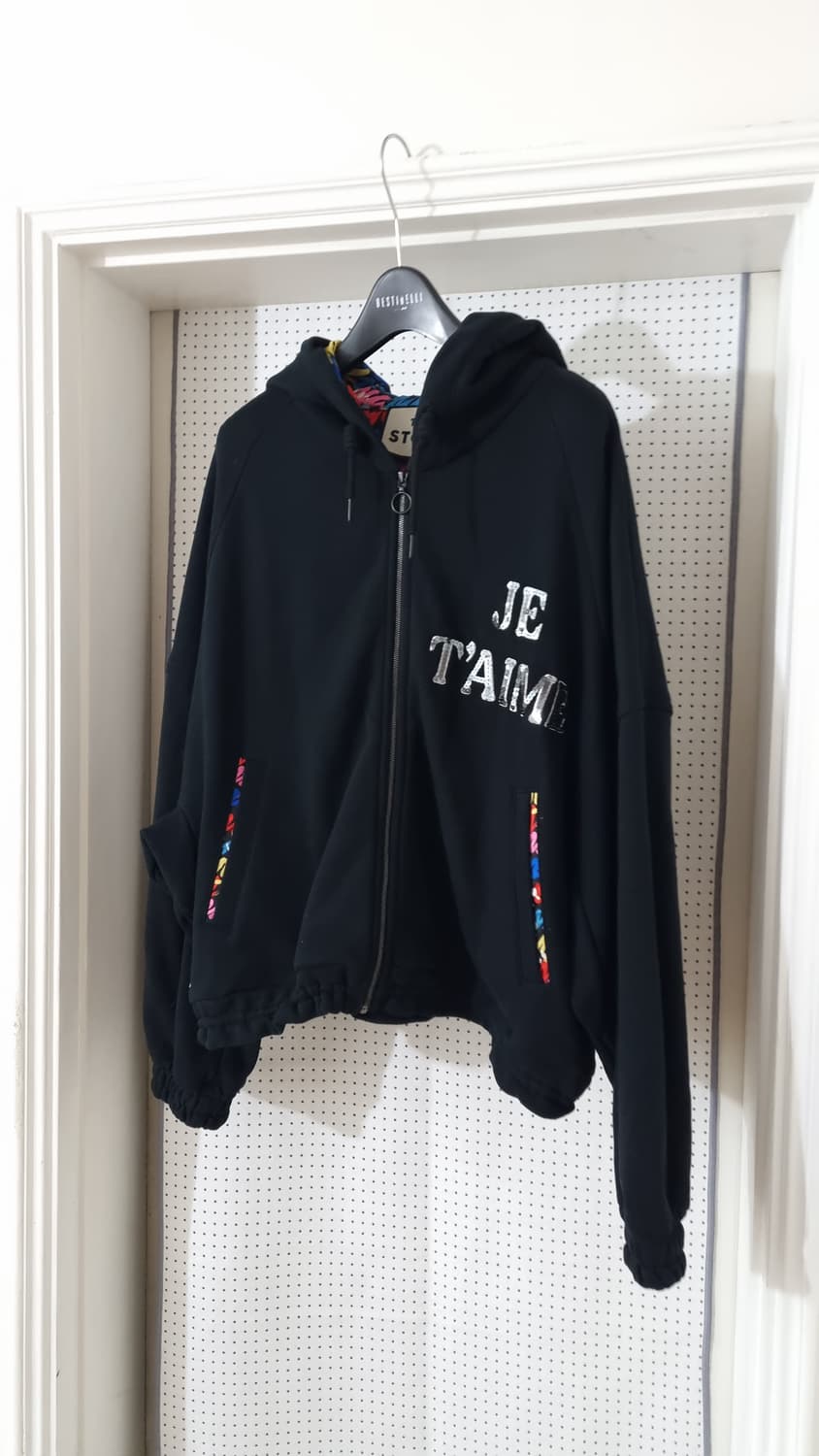 한섬 더스토어 스팽글 믹스컬러 집업 상품이미지2