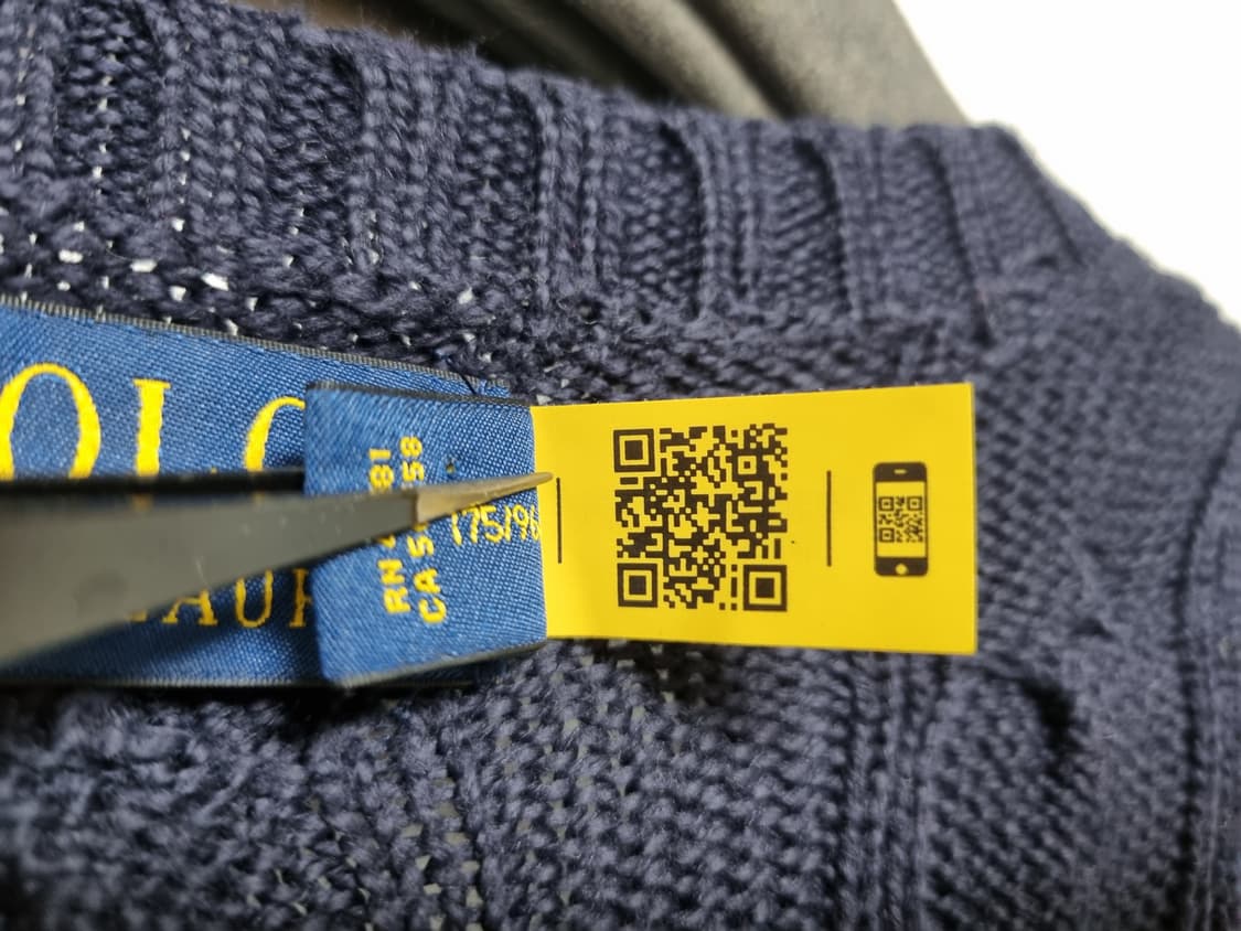 남성 2022 폴로 QR인증 긴팔 케이블 꽈배기 니트 코튼 스웨터 상품이미지9