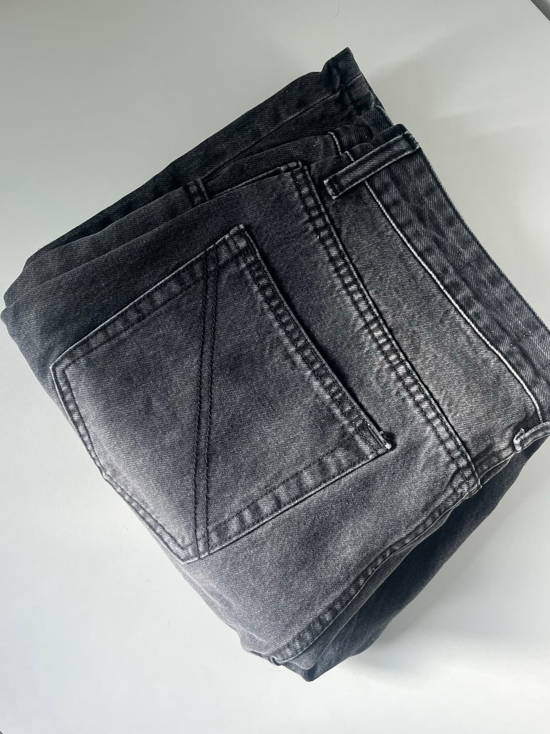 씨네드 와이드 스트레이트 크랙 데님 cinede 상품이미지1