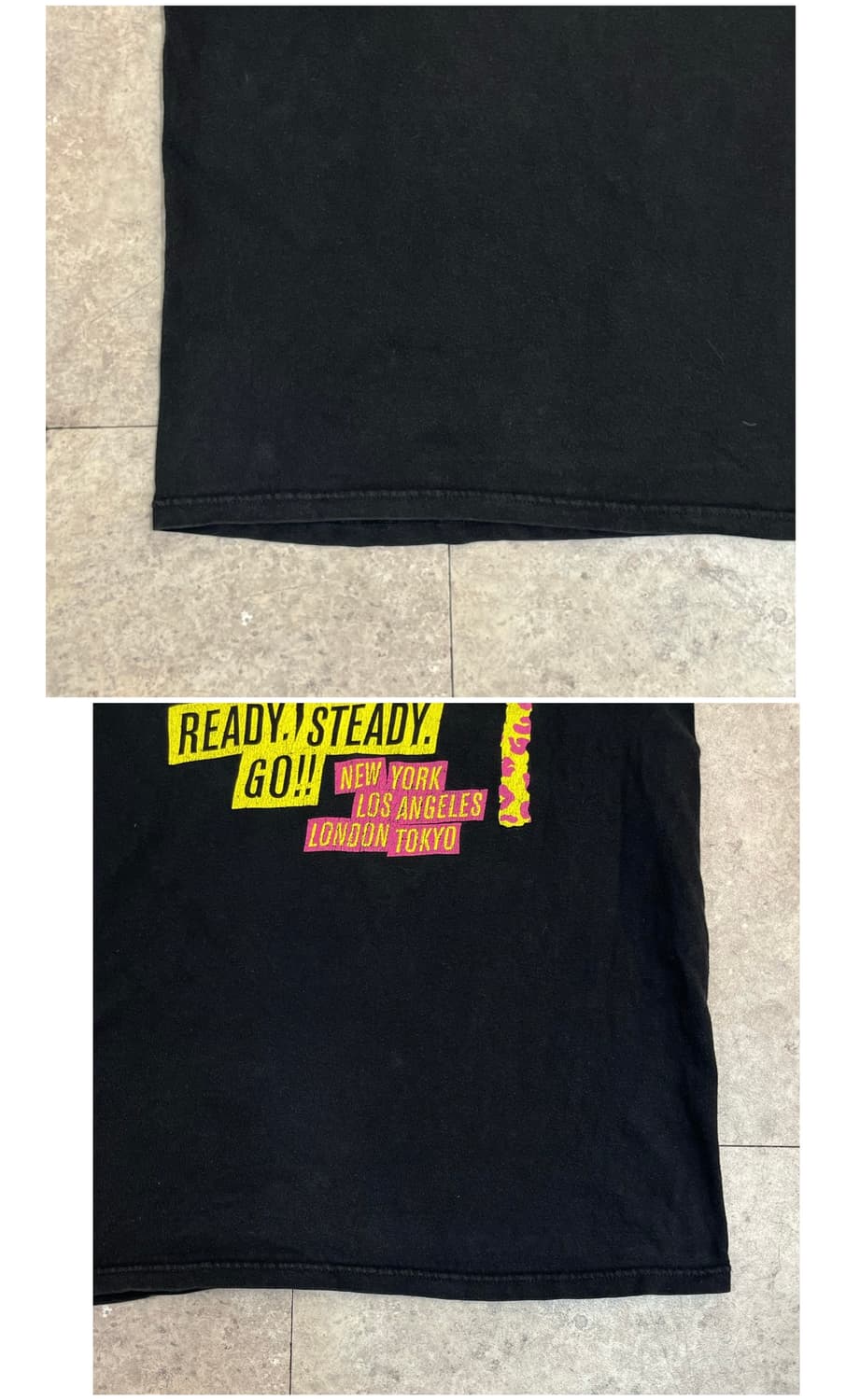 STUSSY × JOHN YATES 반팔티 블랙 M  #csz3829 상품이미지5