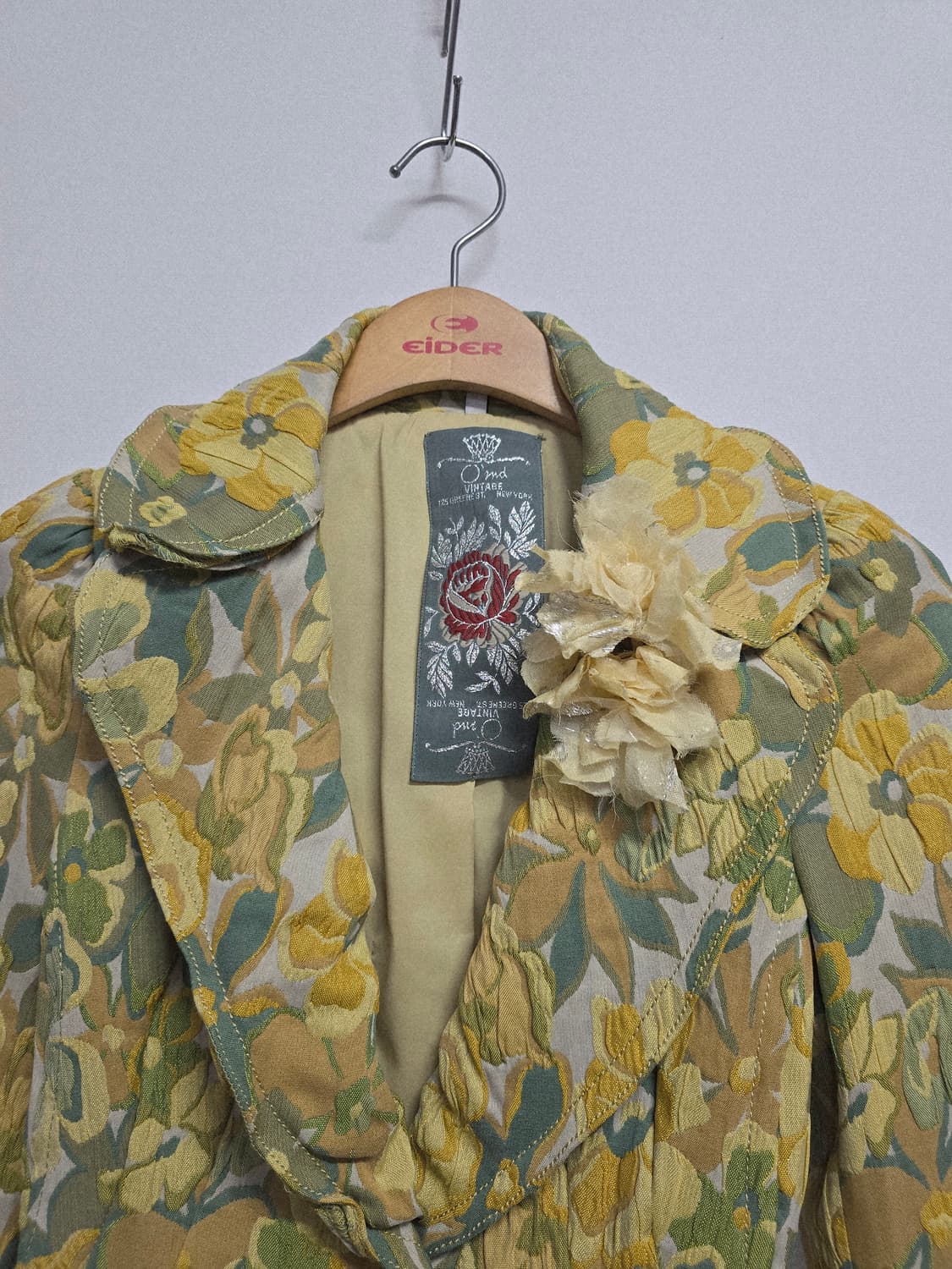 오즈세컨 오브제 플라워 자켓 숏 자켓 상품이미지2