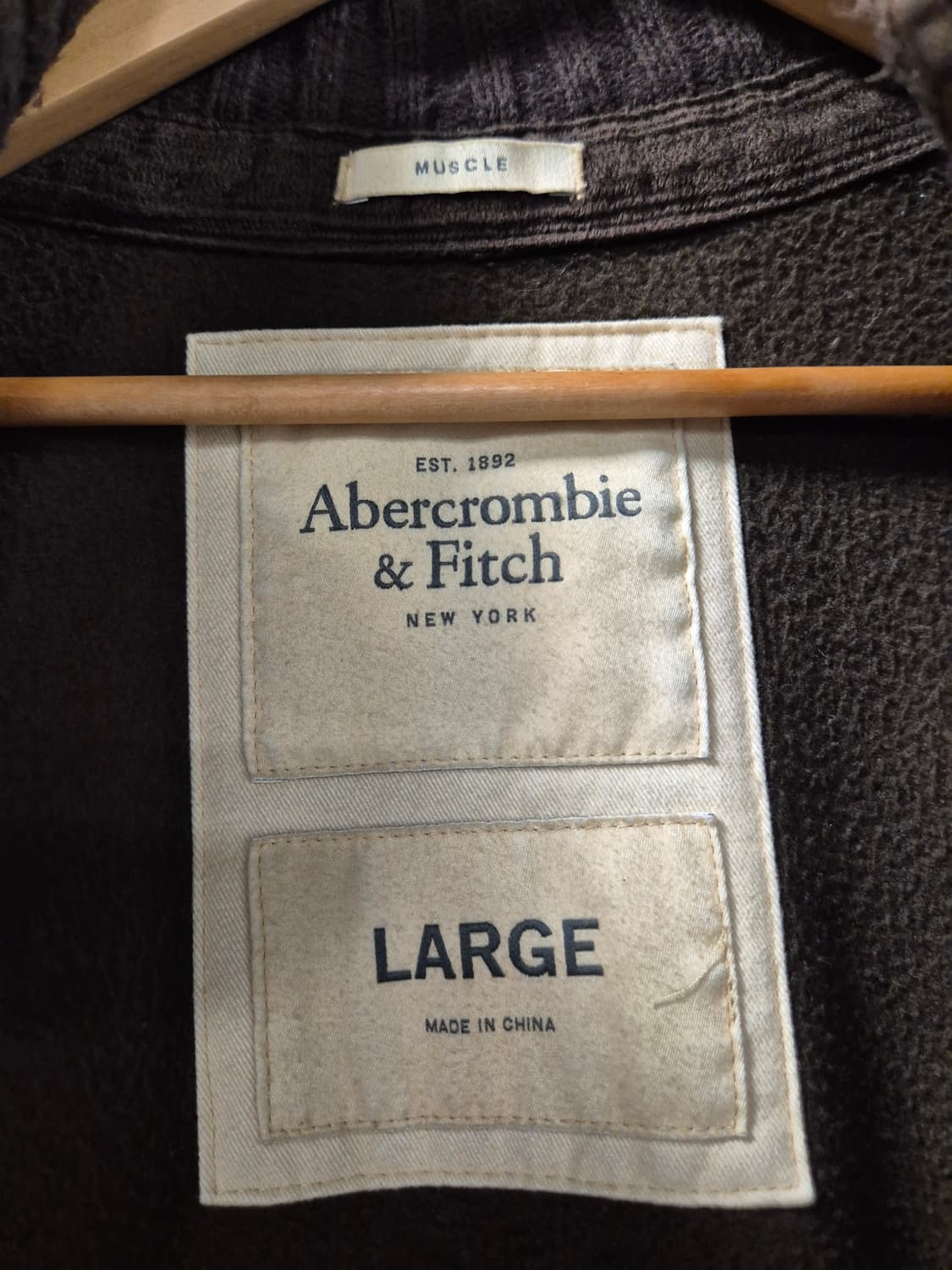 *무료배송*아베크롬비 브라운 버튼업 자켓 L사이즈 (상태A급) 상품이미지8