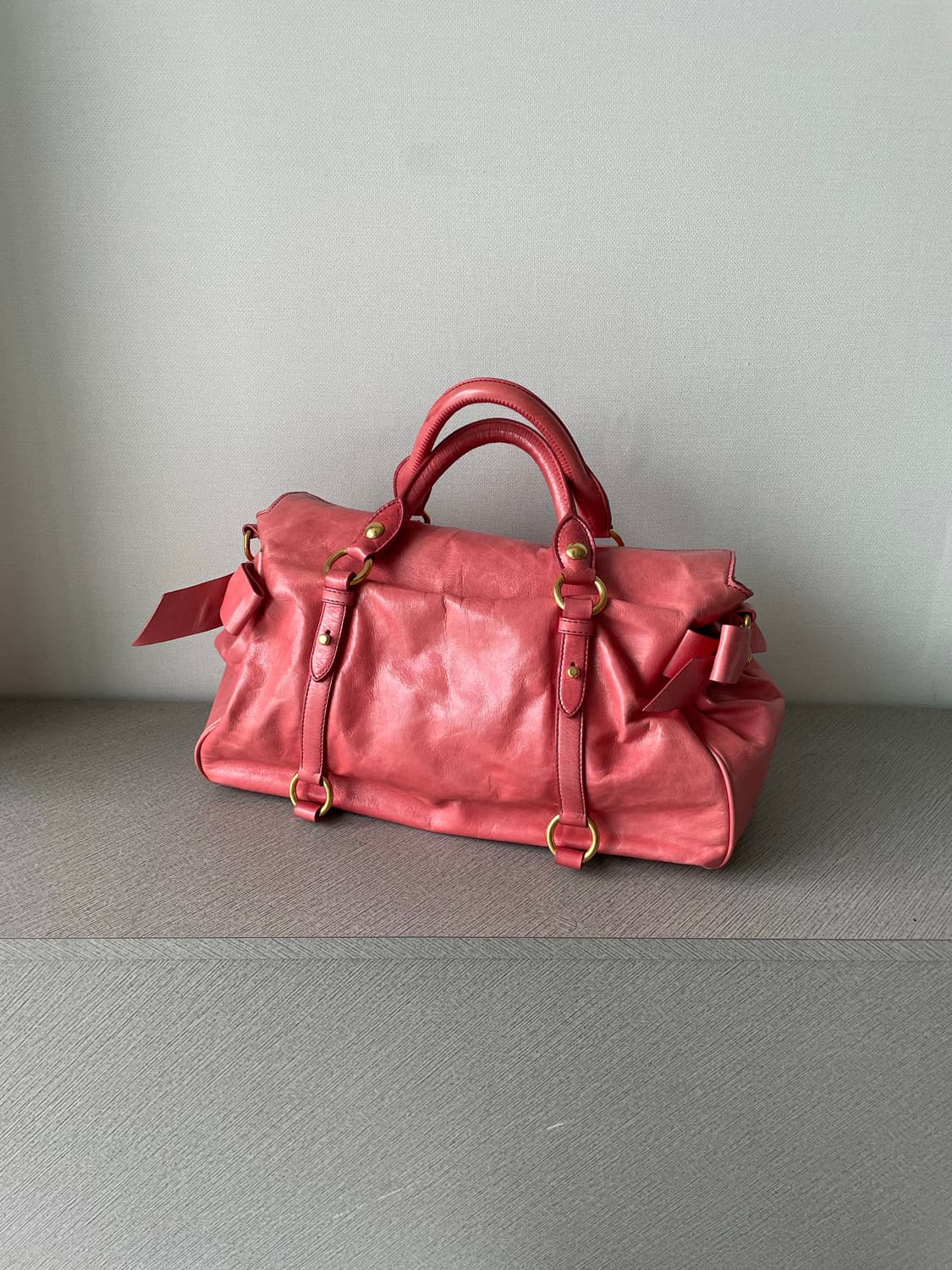 미우미우 비텔로 리본 핸드백 가방 상품이미지3