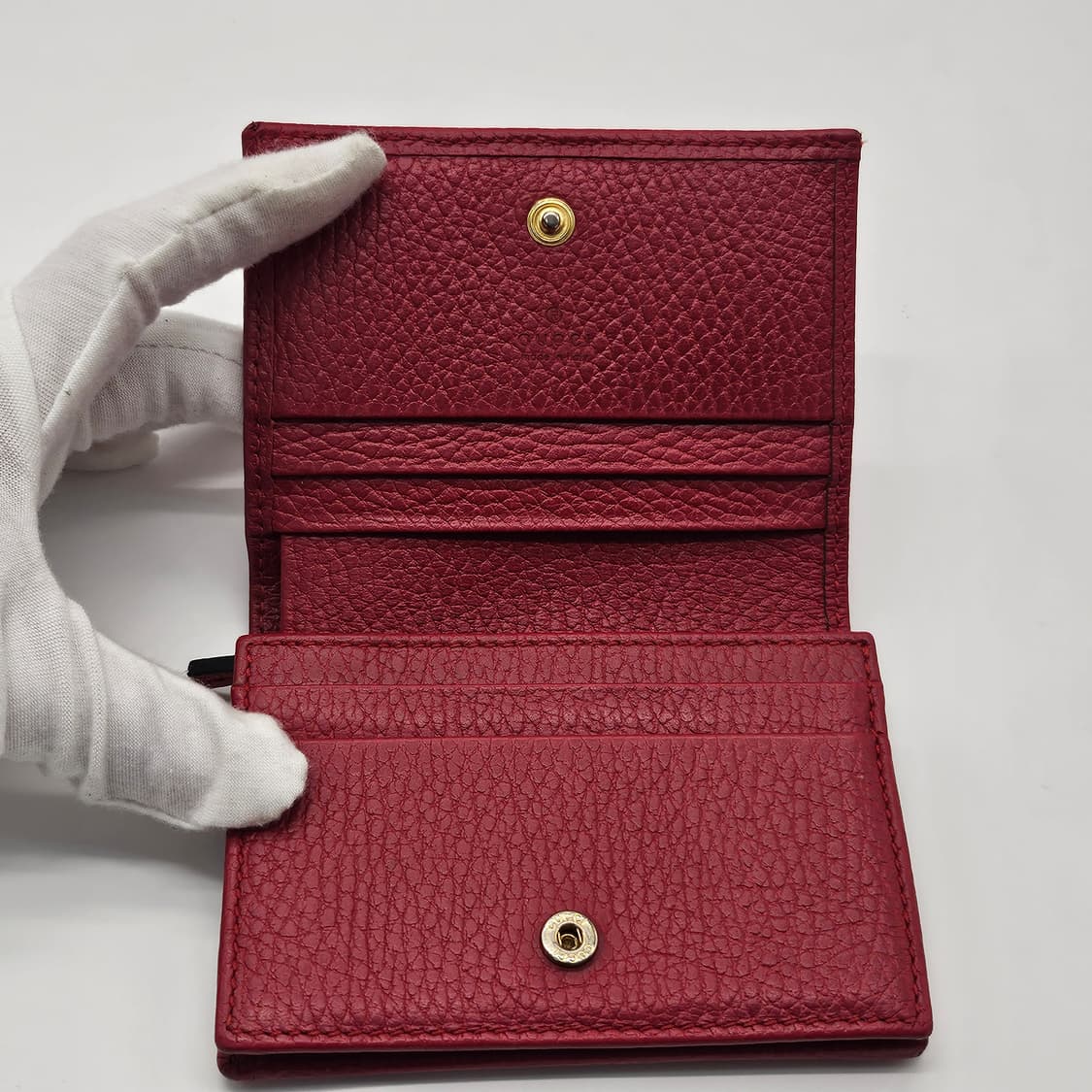 정품 구찌 GG 마몽 반지갑(레드) 상품이미지8