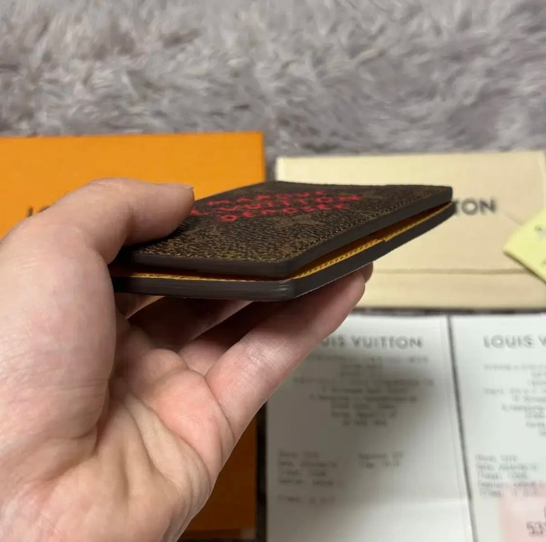[미사용/새상품] 루이비통 모노그램 더스트 캔버스 오거나이저 카드지갑 상품이미지7