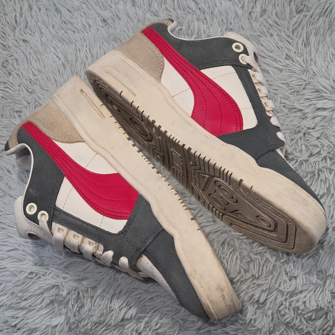 5q-27:푸마 슬립스트림 로우 클래식 스웨이드 레드 (24cm) 상품이미지7