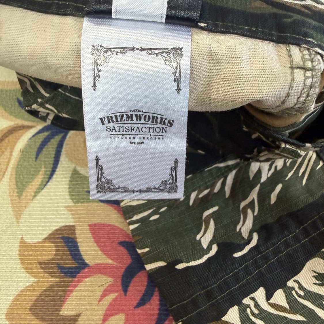 (M)프리즘 웍스 Frismworks 타이거 카모 카고반바지 상품이미지4