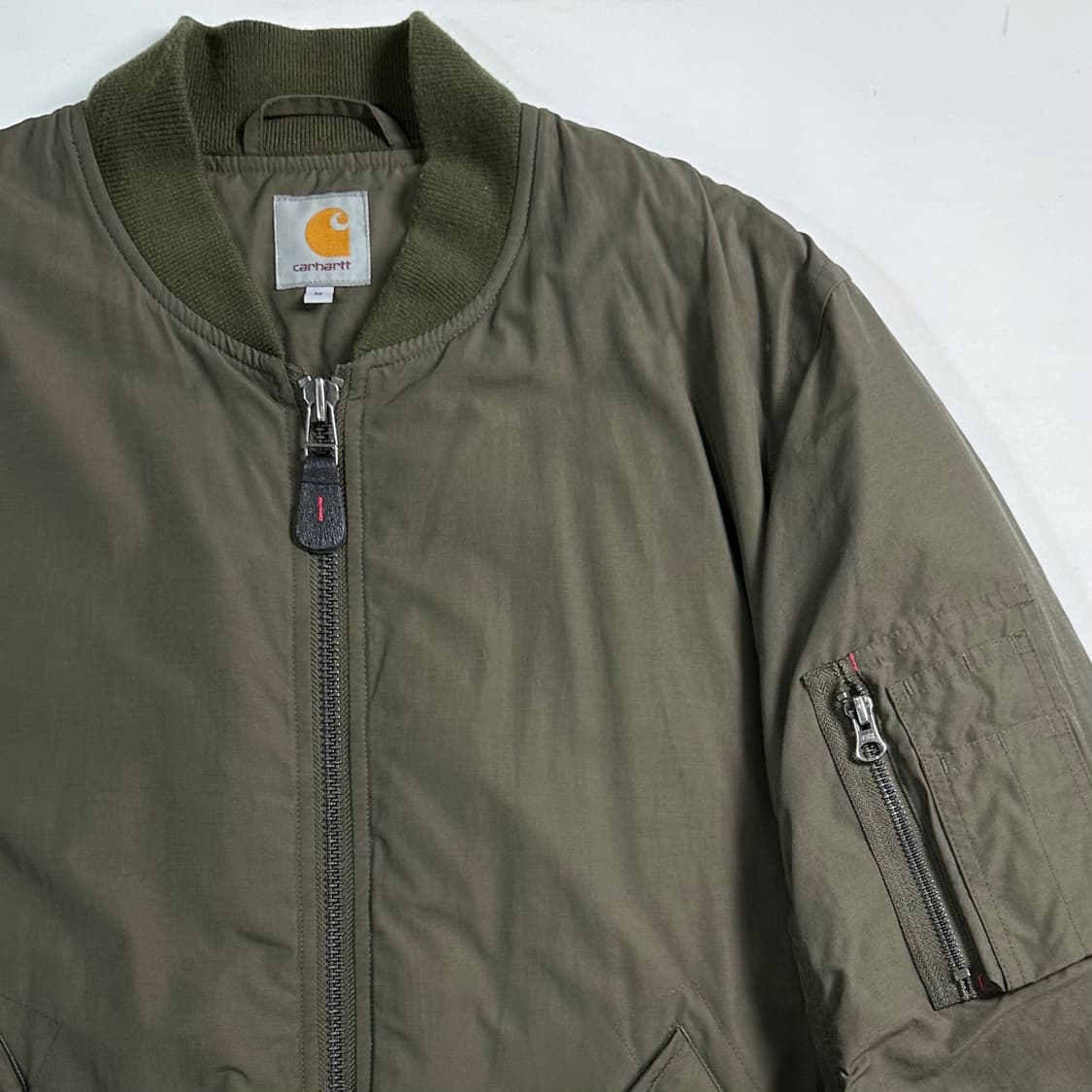 칼하트 카키 ma-1 봄버 자켓  상품이미지4