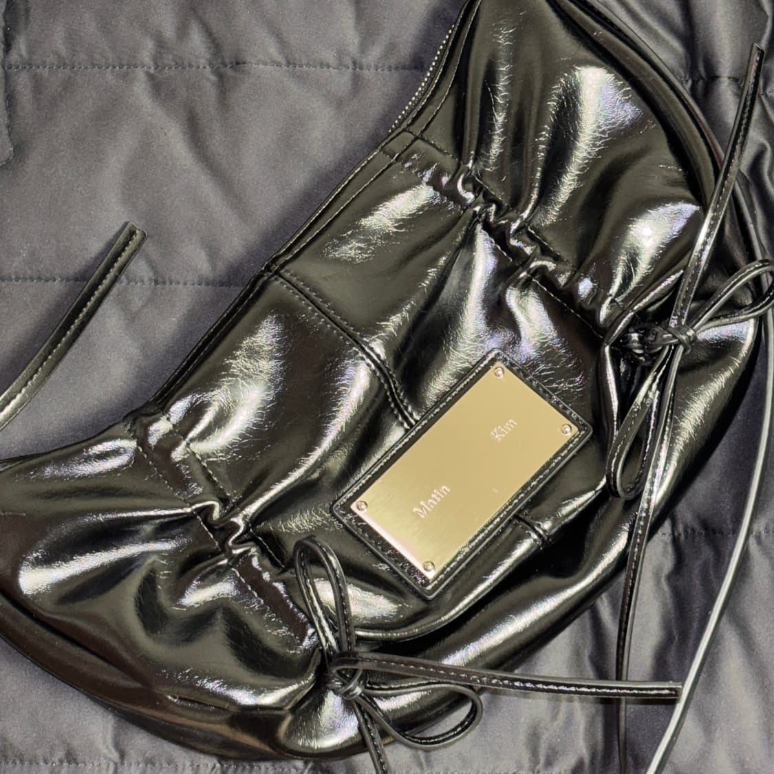 마뗑킴 리본 라운드 백 상품이미지3