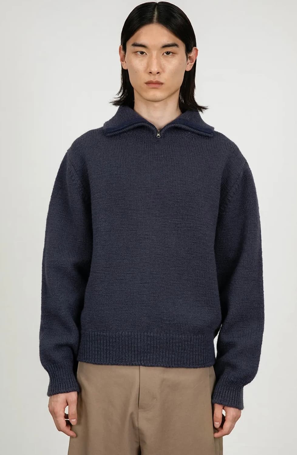 아모멘토 남자 하프니트 M 상품이미지1