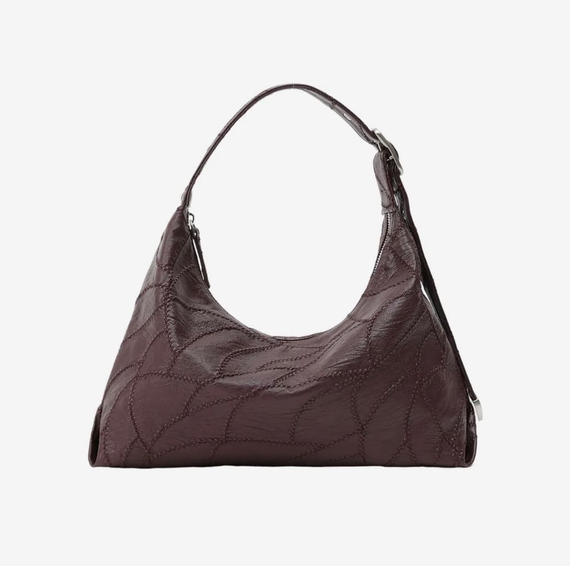 샌드뮤지엄CACTUS HOBO BAG MINI [Burgundy] 상품이미지1