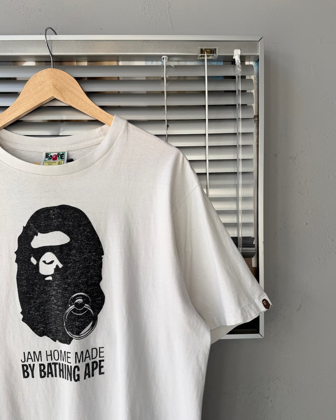  A bathing ape x jam home made 화이트 반팔 상품이미지3