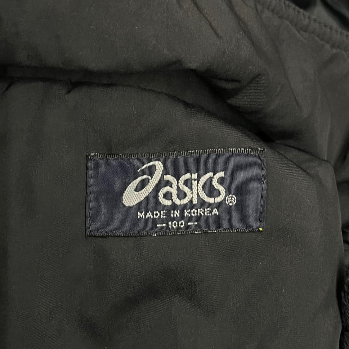 [정품/100] 아식스 네이비 후드 바람막이 점퍼 b10 상품이미지5