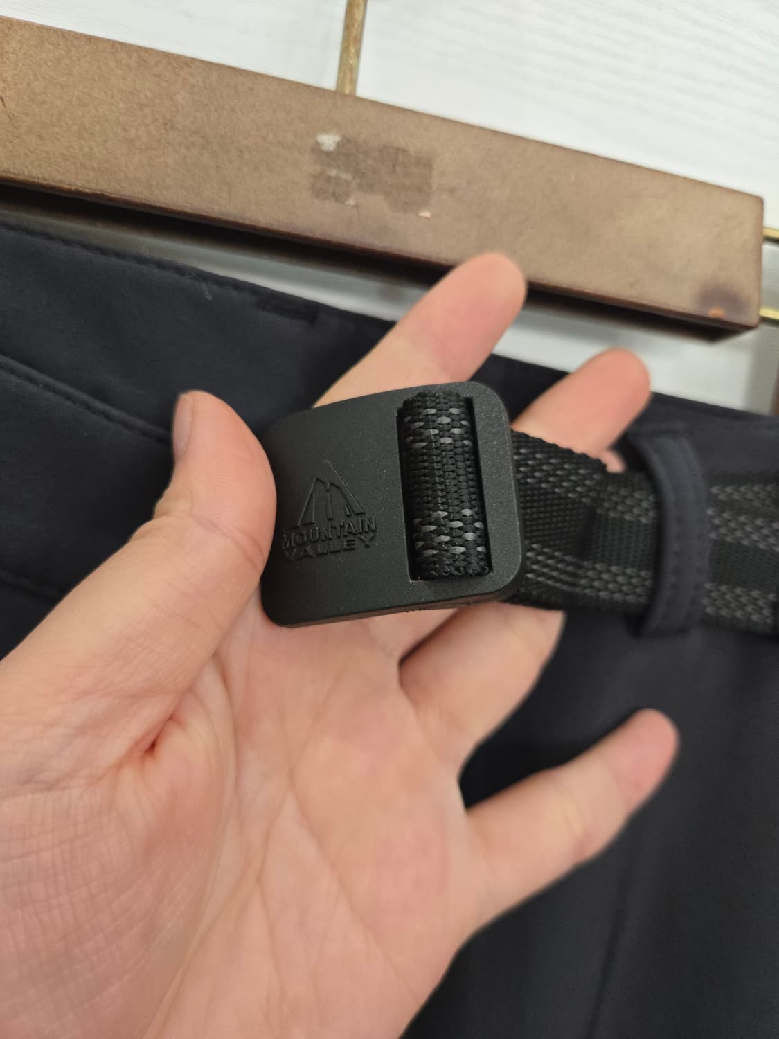 34사이즈,새상품)) Mountain 남성 기모 바지! 다크 그레이 색상 상품이미지3