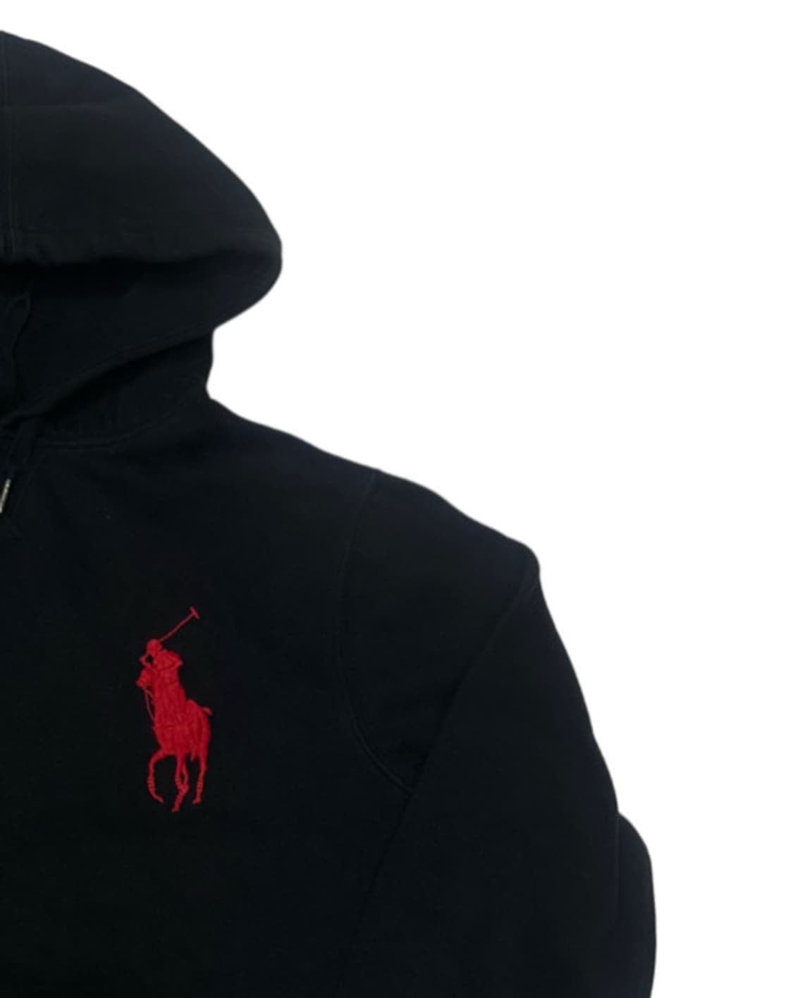 폴로 랄프로렌 빅포니 블랙후드티 M 상품이미지2