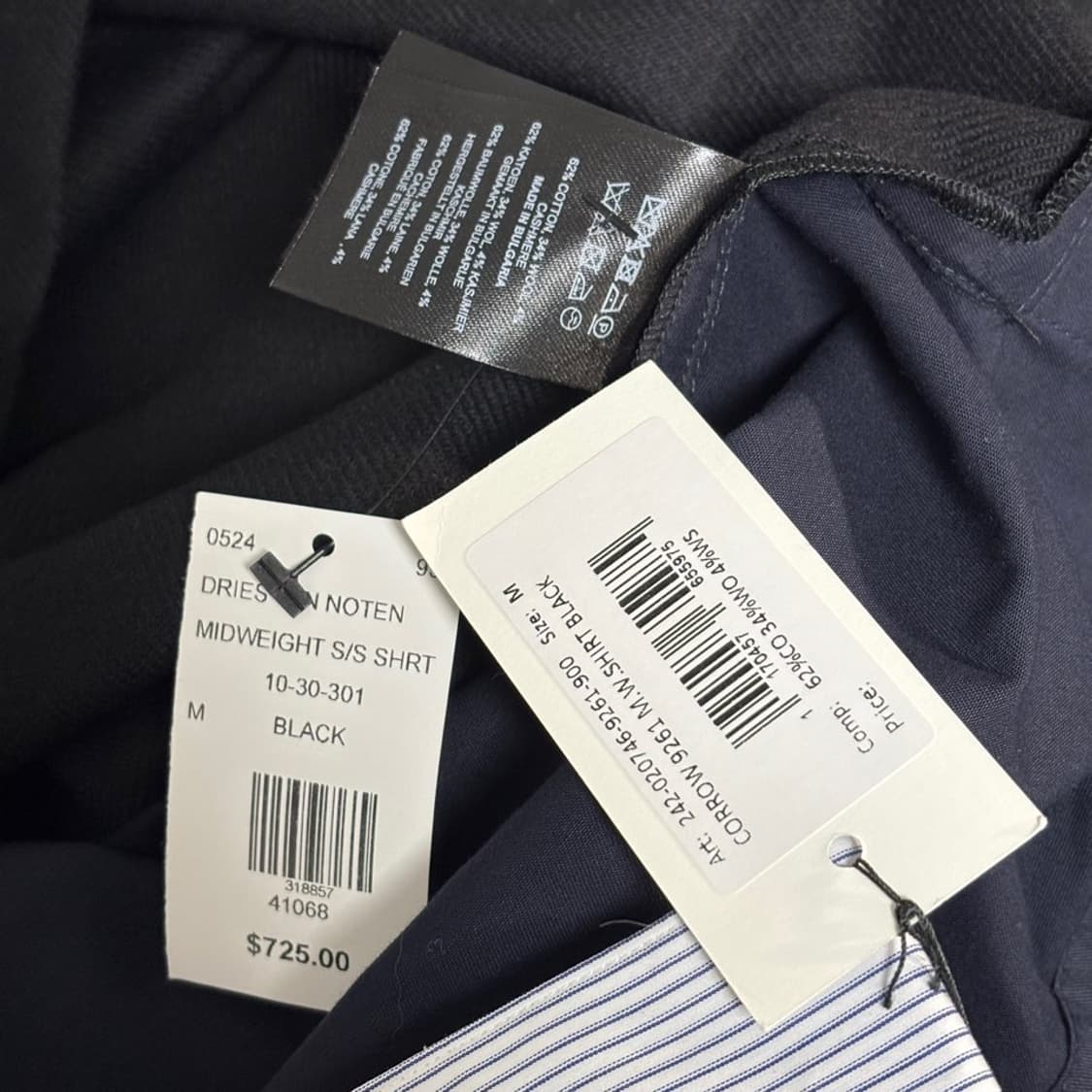 M) 드리스 반 노튼 24AW 셔츠 레이어 티셔츠 상품이미지4