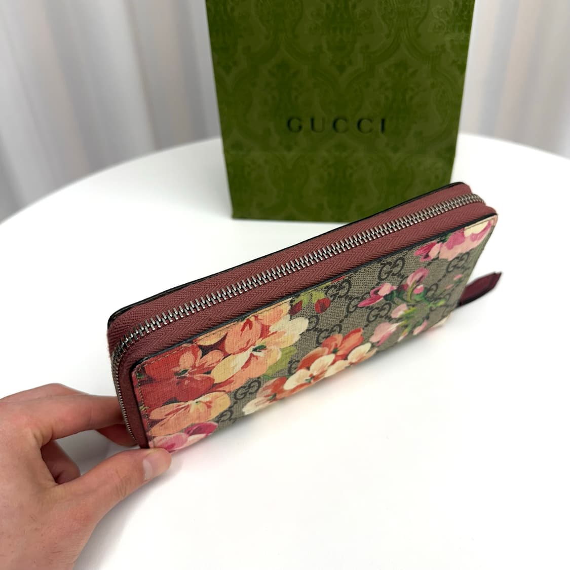 [정품] 구찌 블룸 지퍼돌이 장지갑 상품이미지5