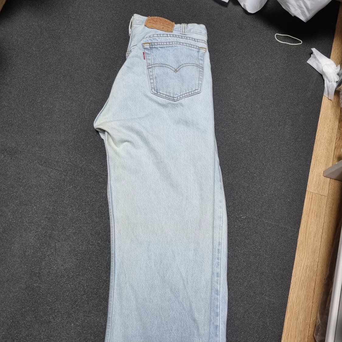 리바이스 501 made in usa 연청 상품이미지7