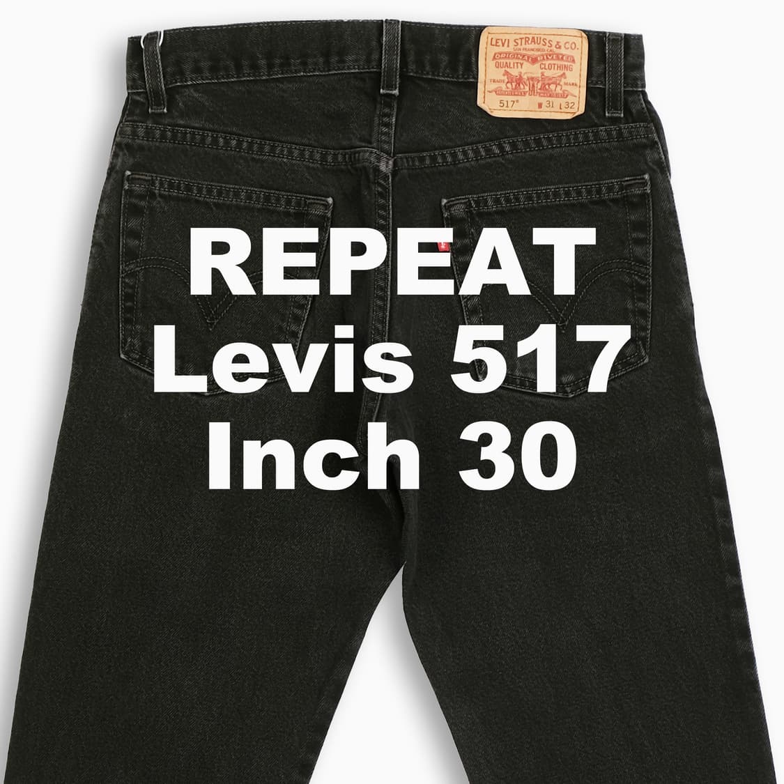 빈티지 리바이스 517 흑청 블랙진 30 인치 LV5173142 상품이미지1