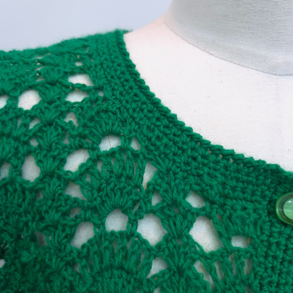 그린 크로셰 핸드메이드 가디건 상품이미지3
