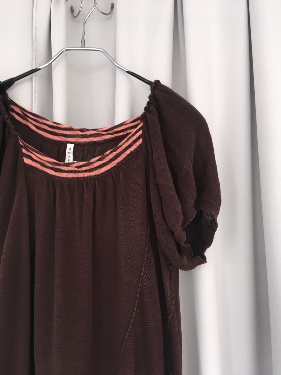 Sunao Kuwahara 스나오 쿠와하라 레이어드 원피스 상품이미지2