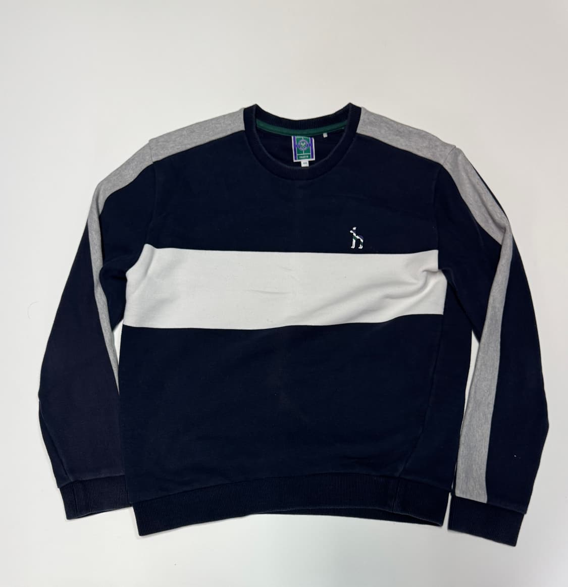 HAZZYS 헤지스 컬러 블록 스웻 맨투맨 L 상품이미지1