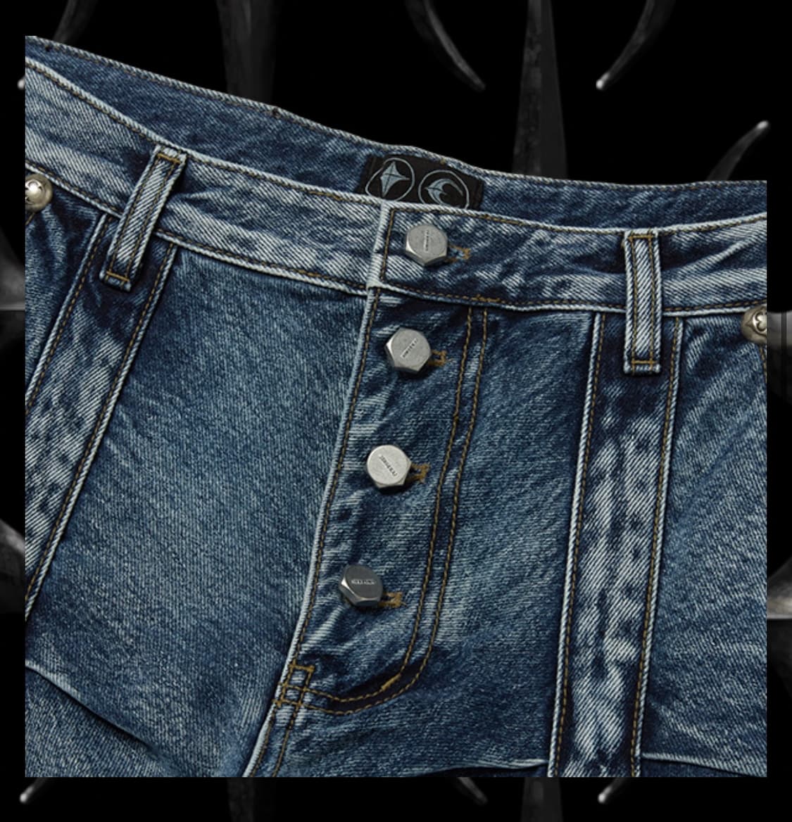 떠그클럽 Line Gob 데님팬츠 블루 -3size- 미착용 새상품 상품이미지5