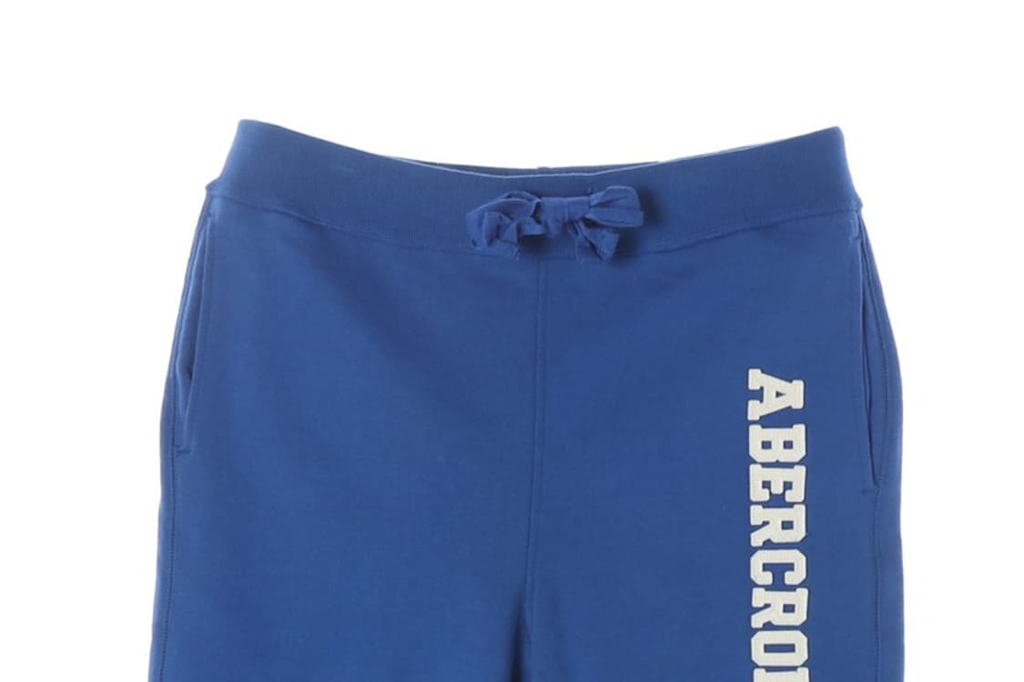 아베크롬비 빅로고 블루 스웨트 반바지 쇼츠 M 상품이미지3
