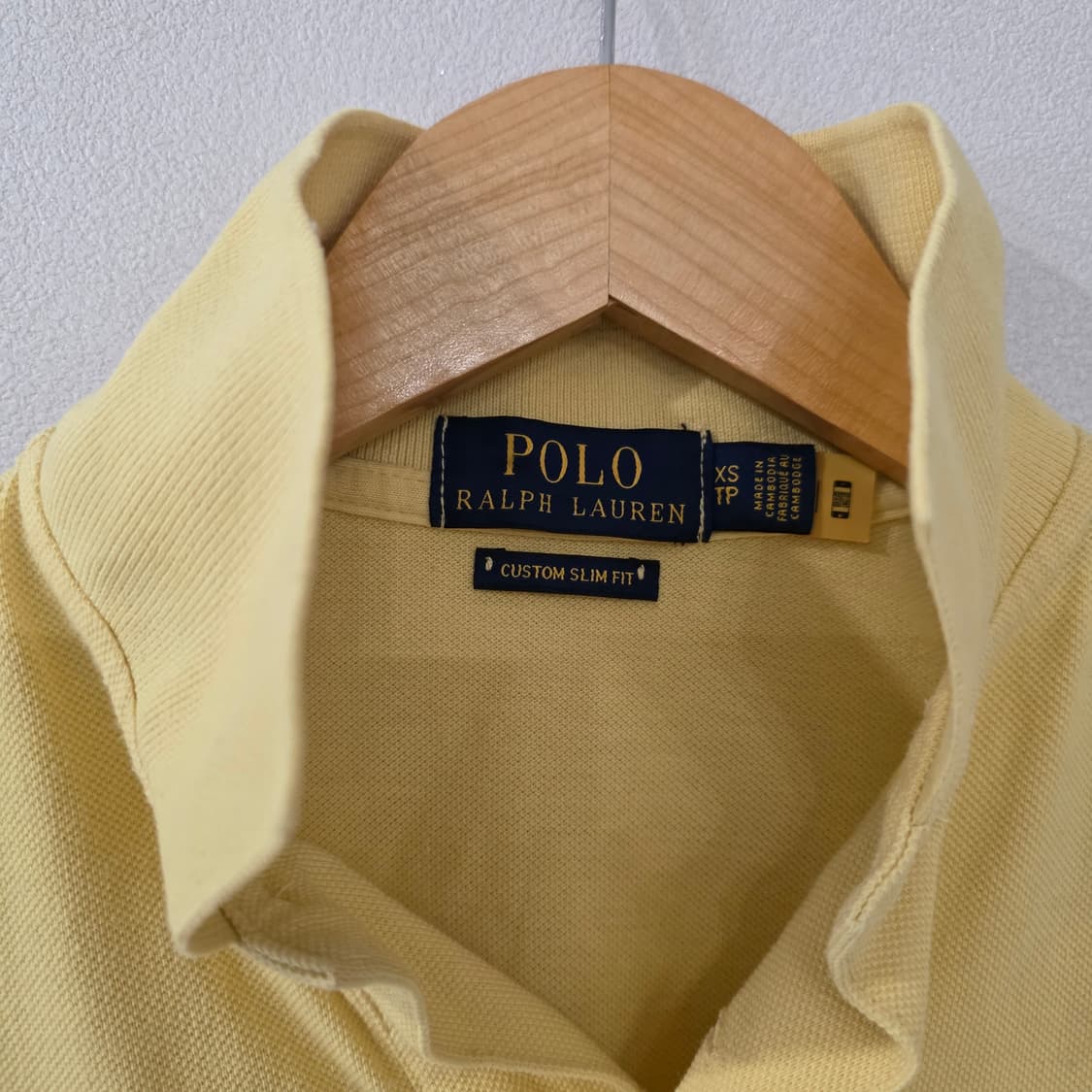 폴로 랄프로렌 커스텀 슬림핏 옐로우 XS 상품이미지8