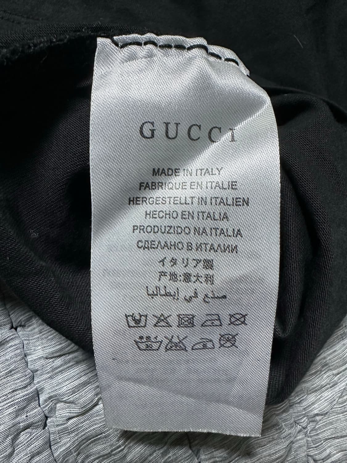 구찌 블랙 로고 반팔 티셔츠 상품이미지6