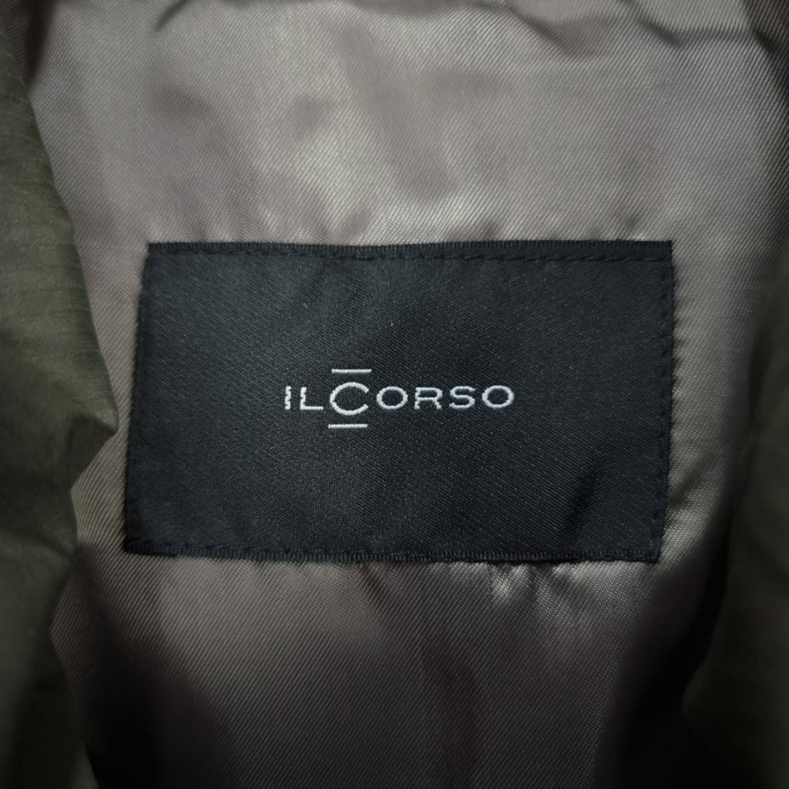 [일꼬르소] 오버핏 퀄팅 후드 코트 카키 M19669 상품이미지6