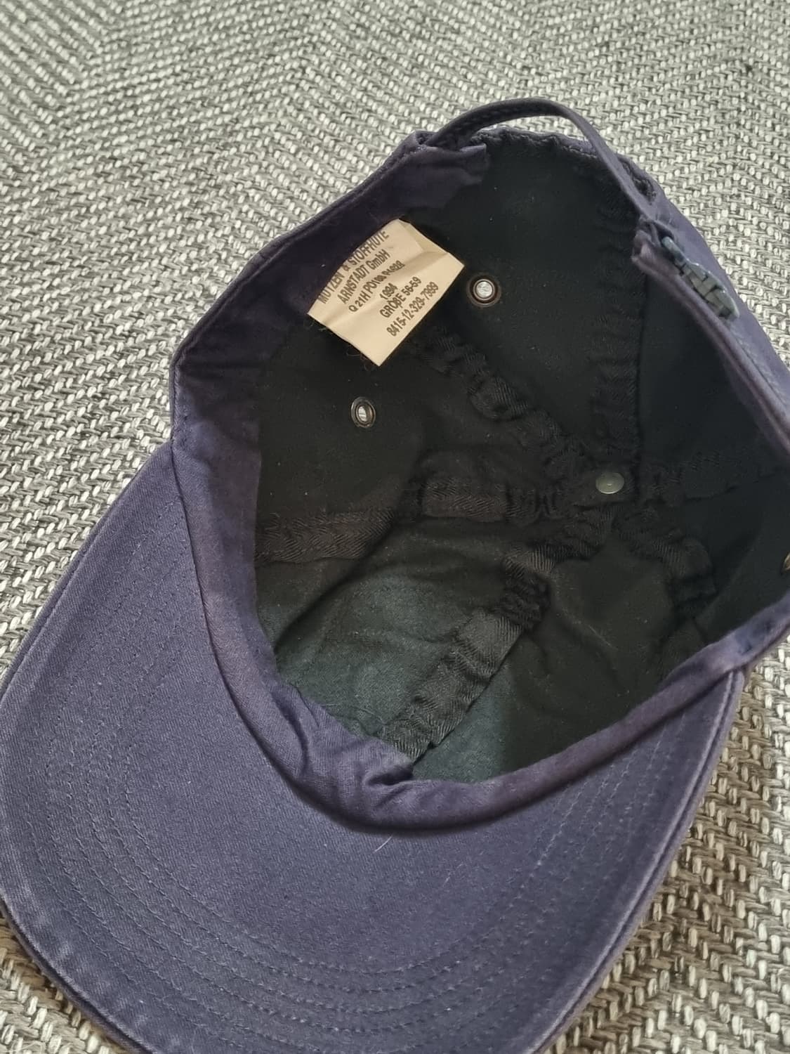 MARINE 자수 네이비 캡 상품이미지2