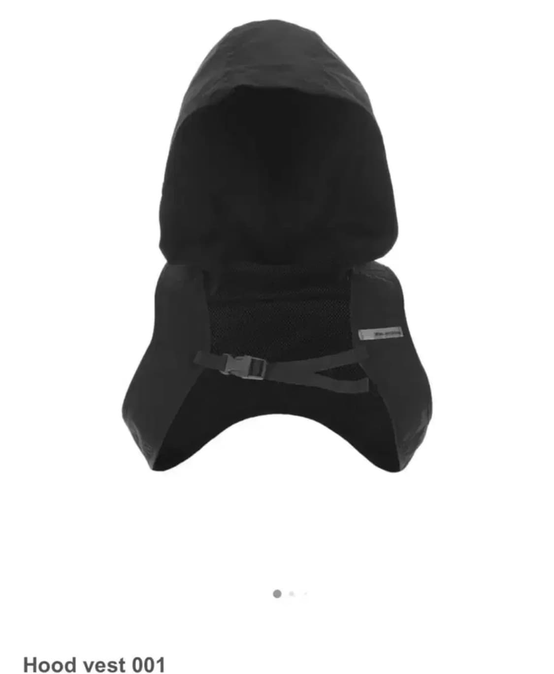 Wsc archive 후드베스트 블랙 상품이미지1