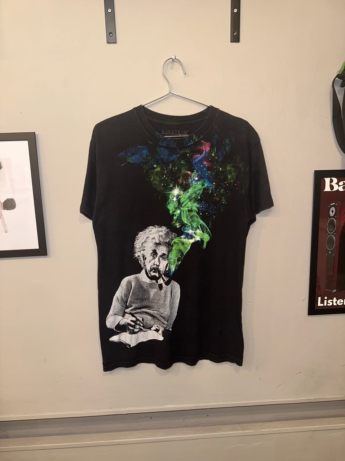 EINSTEIN logo USA fading T-sh 상품이미지2
