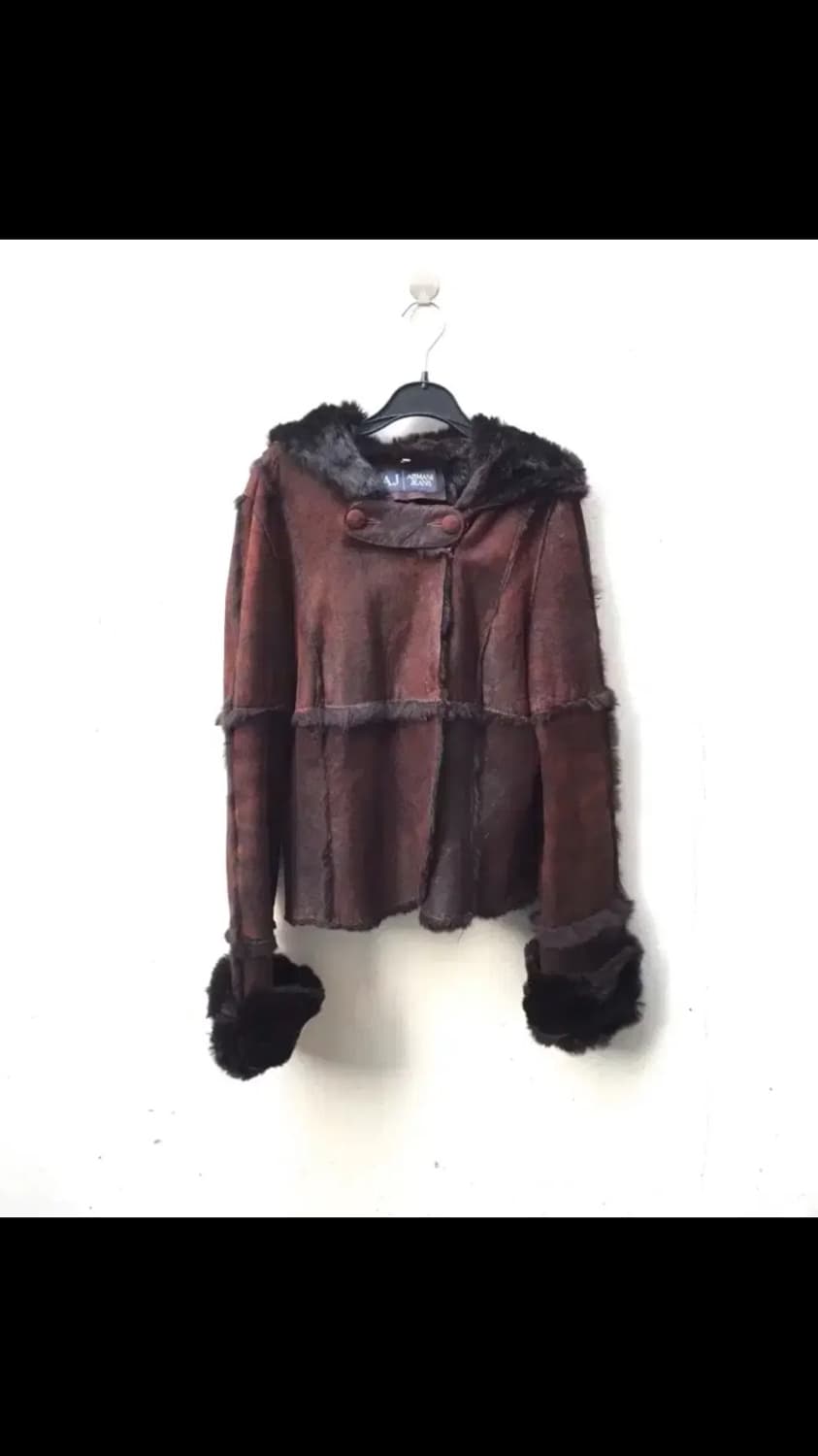 아르마니 진 페어리 퍼 후드 자켓 상품이미지9