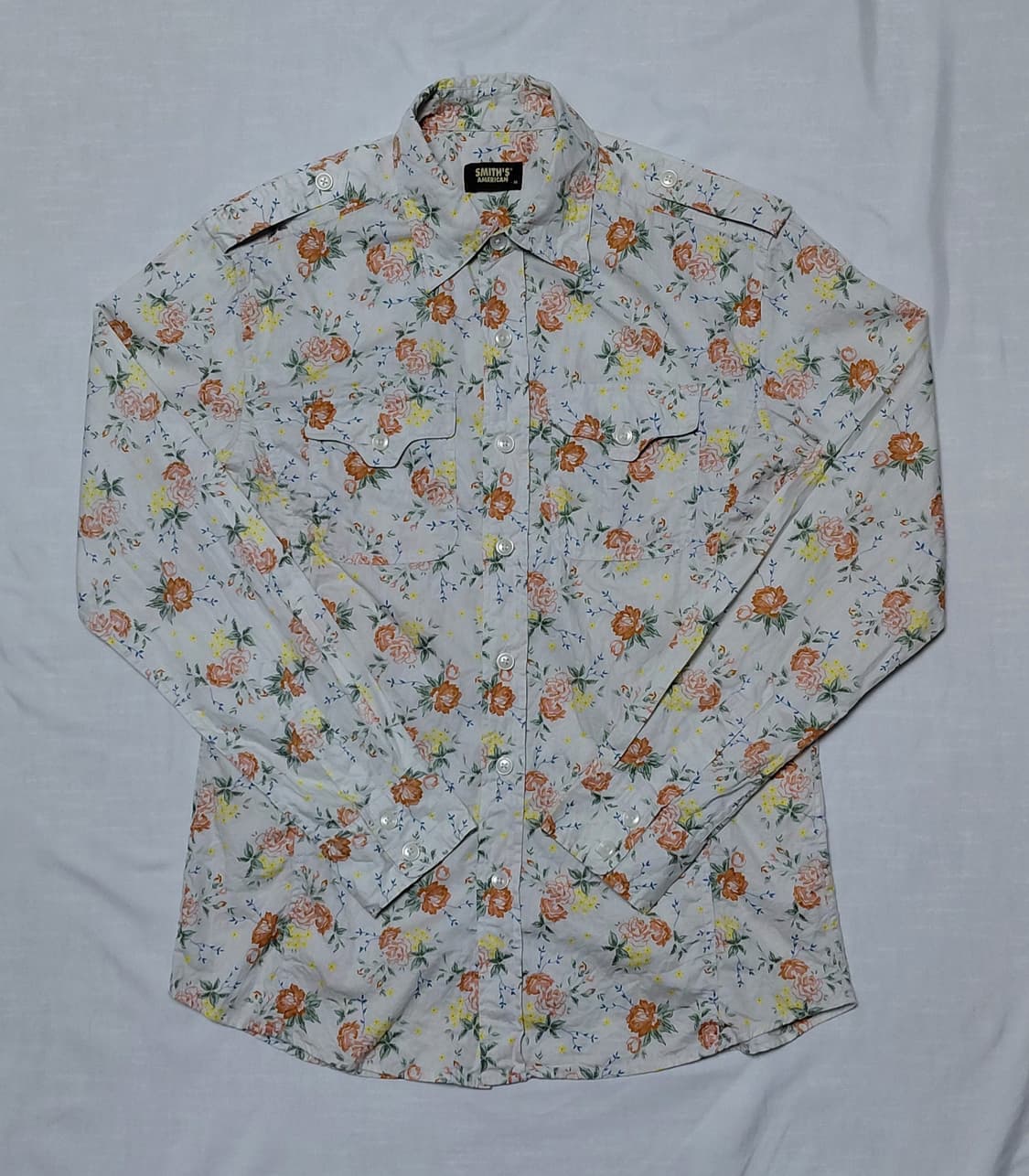 [M] Smith's American 빈티지 플로럴 웨스턴 셔츠 상품이미지1