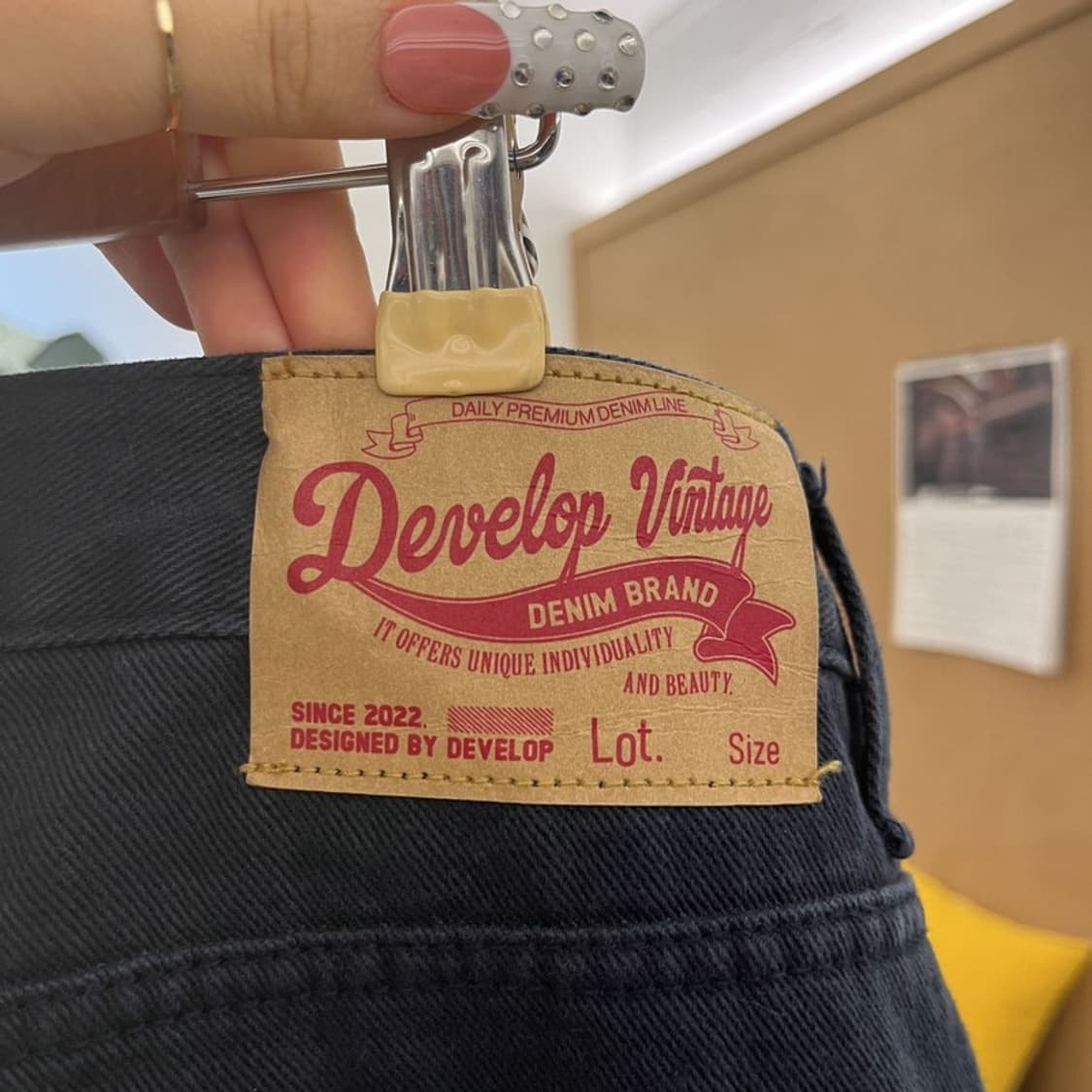 디벨롭 모던 캐주얼 스트릿 카펜터 팬츠 L C10125 상품이미지5