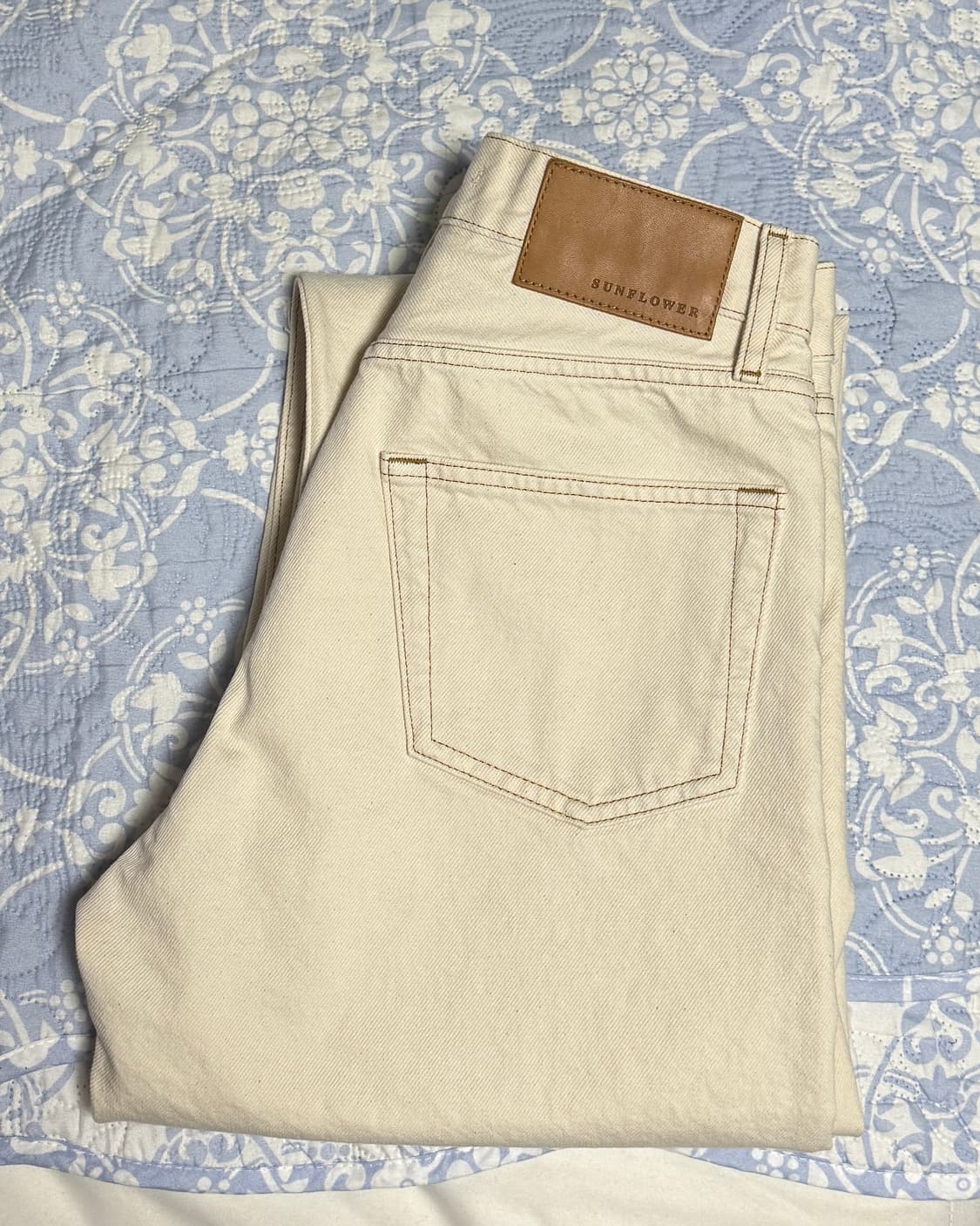 sunflower 루즈핏 에크루 데님 28사이즈 상품이미지1
