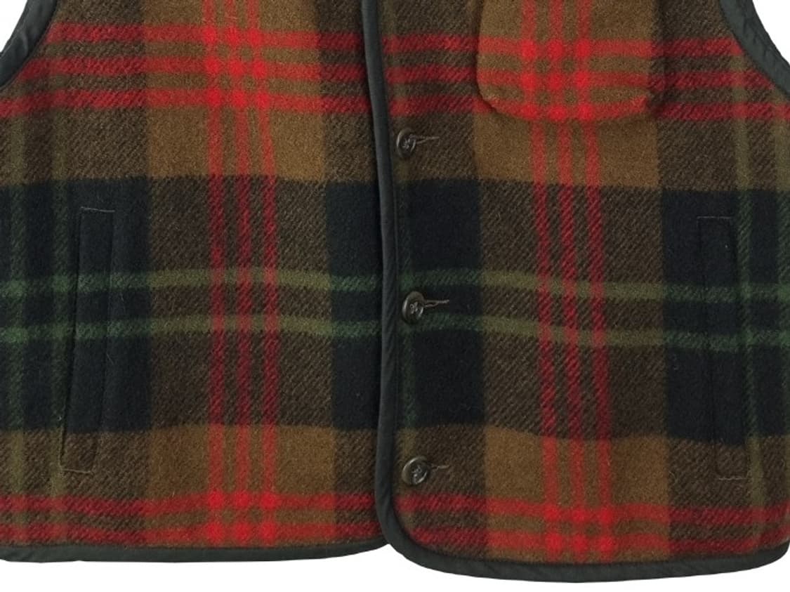 [제이크루] 타탄 체크 안감 보글이 모직 베스트 조끼 M20020 상품이미지5