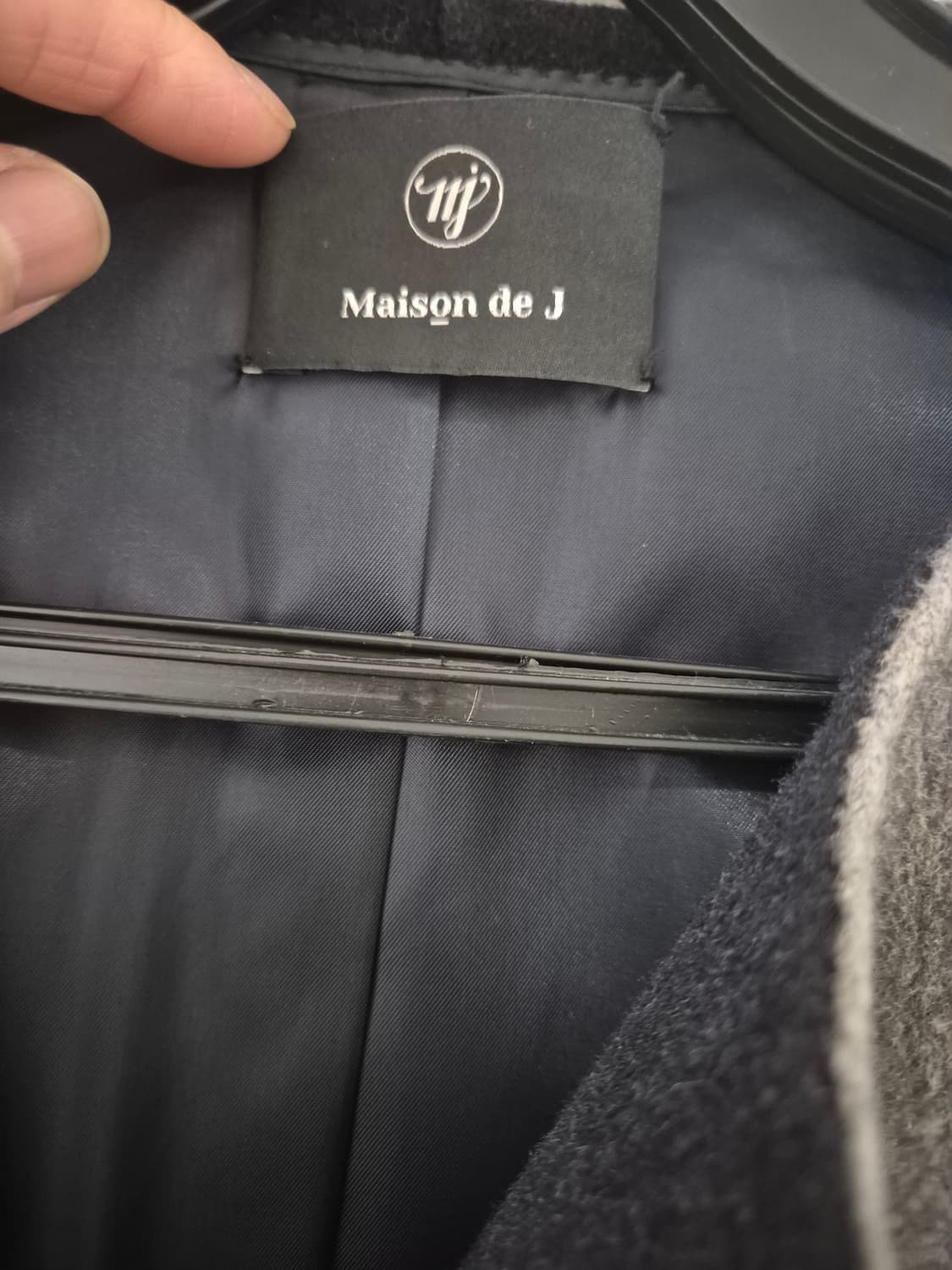 메종드제이 여자 울 롱코트 오버핏 상품이미지4