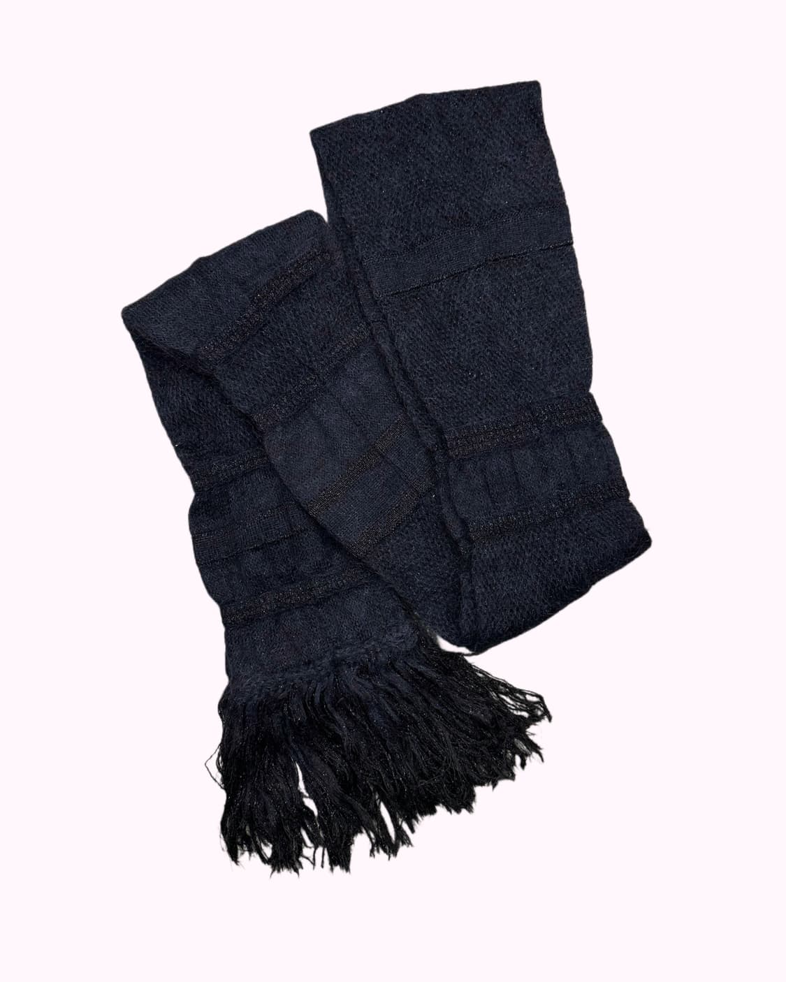 navy mohair stripe muffler 상품이미지1