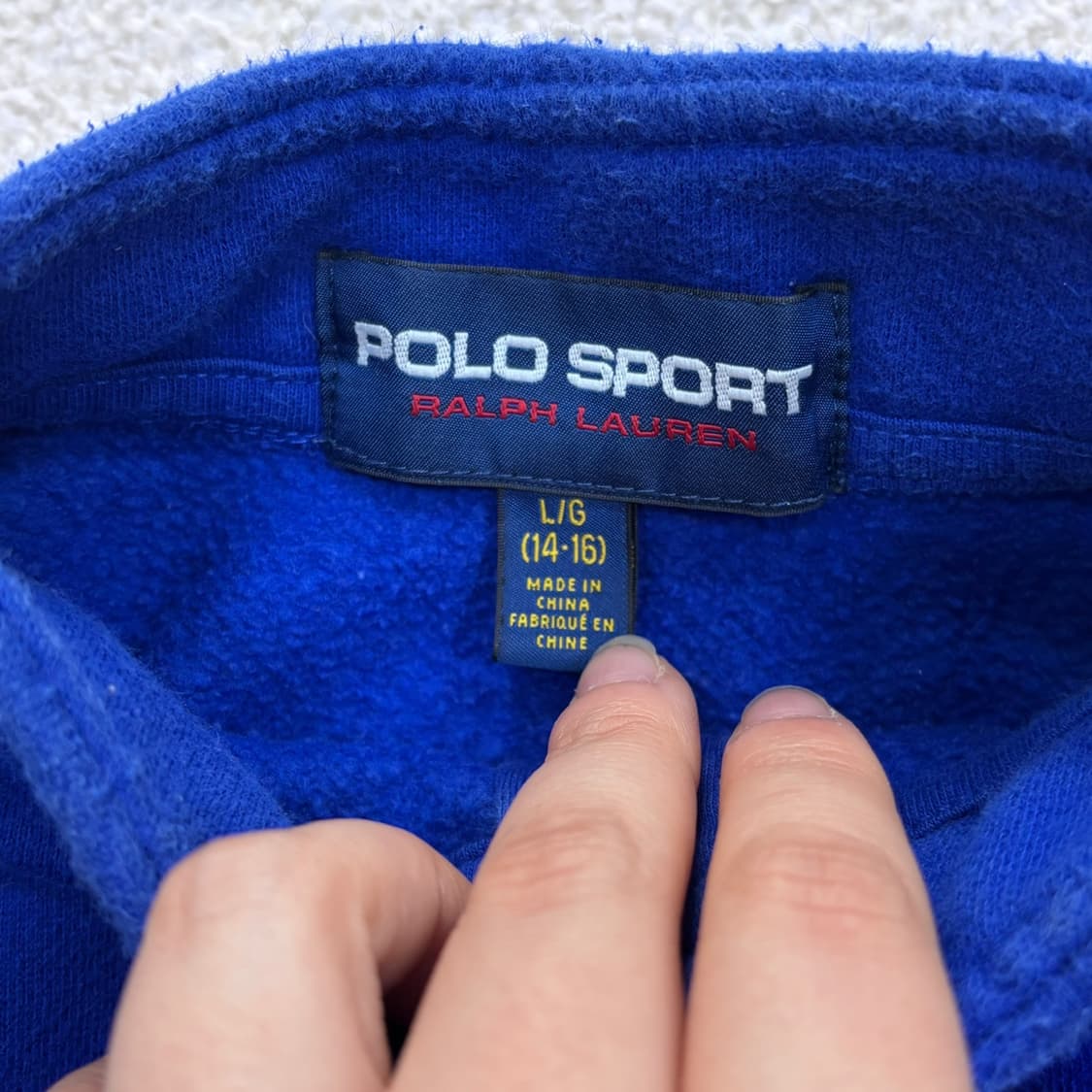 L 폴로스포츠 스펠아웃 하프집업 0324E 상품이미지3