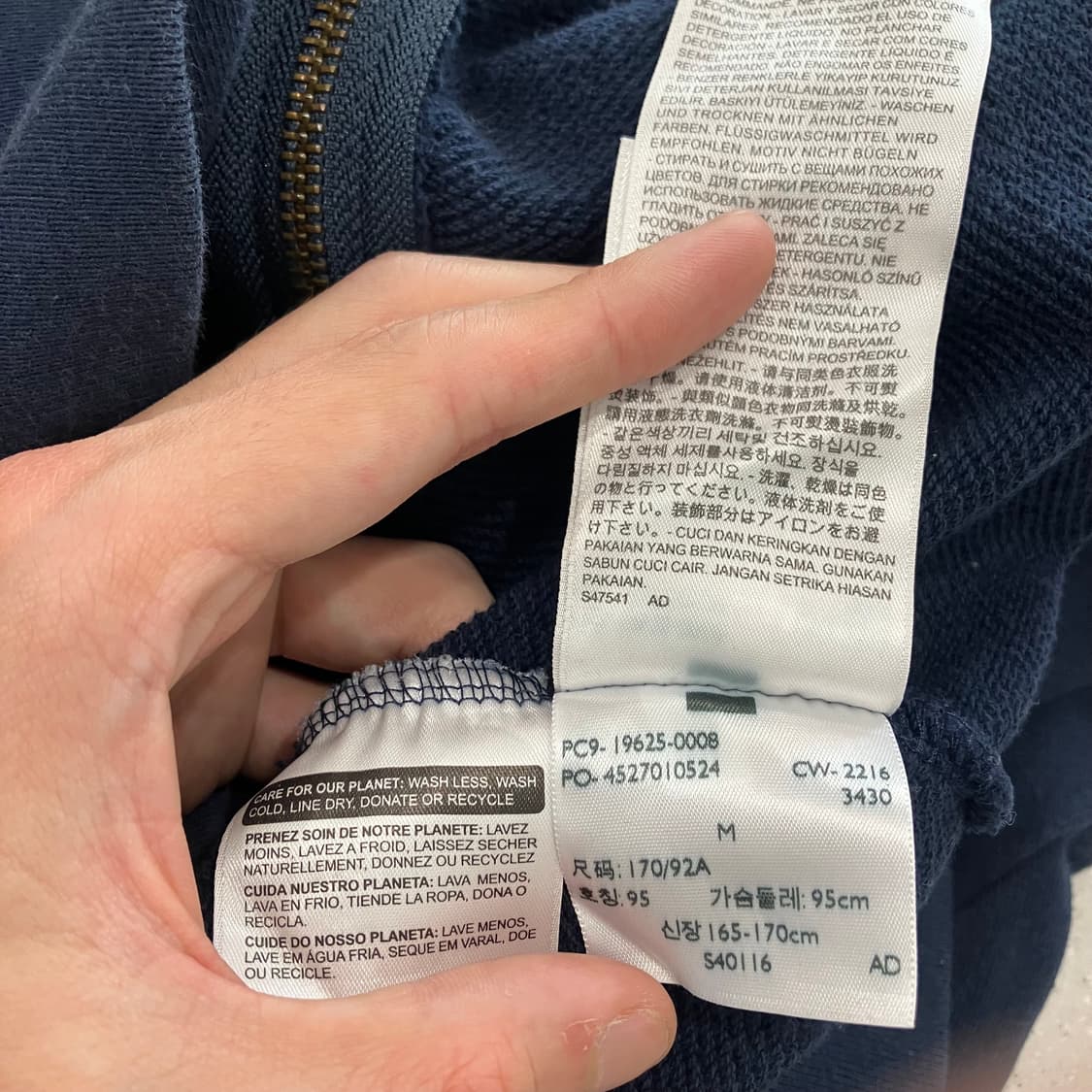 35 리바이스 로고 후드집업 상품이미지3